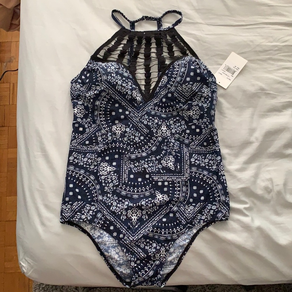 Blue (Bandana print) Costa Del Sol One Pc Swimsuit